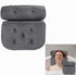 Bathtub Cushion with 7 Suction Cups, 4D Breathable Headrest for Relaxation, Compatible with Bathtubs & Massage Tubs, Gray