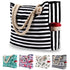 Large Beach Picnic Bag, Black