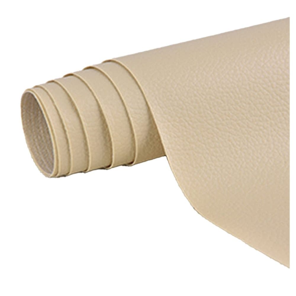 50 Self-Adhesive Repair Patches for Artificial Leather, 10x10cm, Yellow