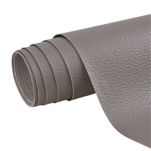50 cm x 137 cm Self-adhesive Repair Patch for Leather Furniture, Gray, Compatible with Artificial Leather Fix Dekor