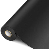 30 cm x 137 cm Self-adhesive Repair Patch for Artificial Leather, Black, Compatible with Dekor