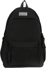 Waterproof Children's Backpack for School Travel Lightweight School Bag Everyday Leisure Bag, Black