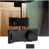 3-Digit Keyless Cabinet Lock with Knob, Durable Stainless Steel, Compatible with Wooden Boxes and Cabinets, Black