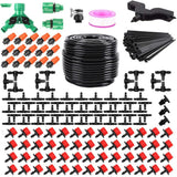 50m Automatic Drip Irrigation System for Garden Greenhouse, Lawn, Terrace, Compatible with Most Brands
