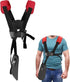 Adjustable Nylon Trimmer Strap, Compatible with Grass Trimmer and Leaf Blower, Dark Red