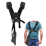 Adjustable Nylon Trimmer Strap, Compatible with Grass Trimmer and Leaf Blower, Black