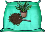2-Pack Foldable Waterproof Garden Planting Mats, 60x90cm, Compatible with Indoor Succulent Transplanting