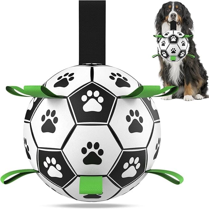 Durable Interactive Dog Ball with Air Needle, 15cm