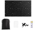 100% Blackout Curtain DIY Portable No-Drill UV Protection Star Moon Print, 145×200cm