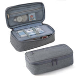 1 Pack Large Capacity Pencil Case, Multifunctional Lightweight Durable Organizer for Students and Office, Gray