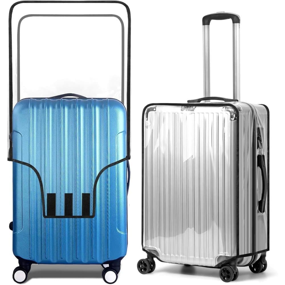 Transparent Protective Case for Suitcase, Waterproof Dustproof Durable Extra Thick, Compatible with Cabin Bags and Suitcases, 30 inch