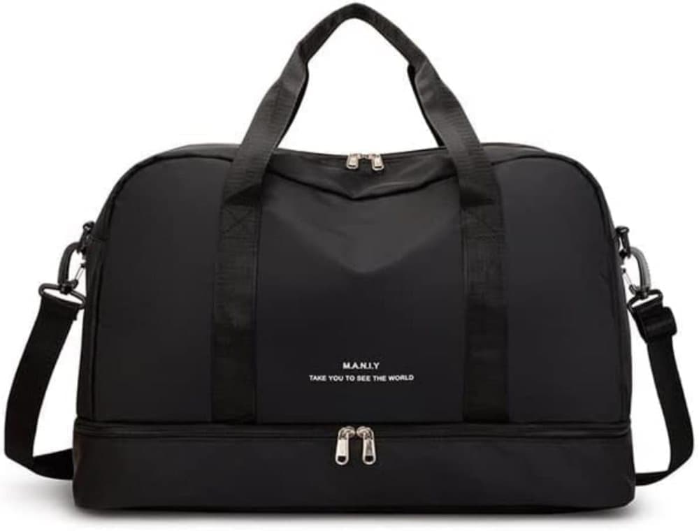 Large Capacity Waterproof Nylon Sport Gym Bag for Women and Men