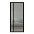 Self-Adhesive Magnetic Mosquito Net Door Curtain, Black, 85x220cm, Fly and Cat Proof, Durable, Removable, Side Opening