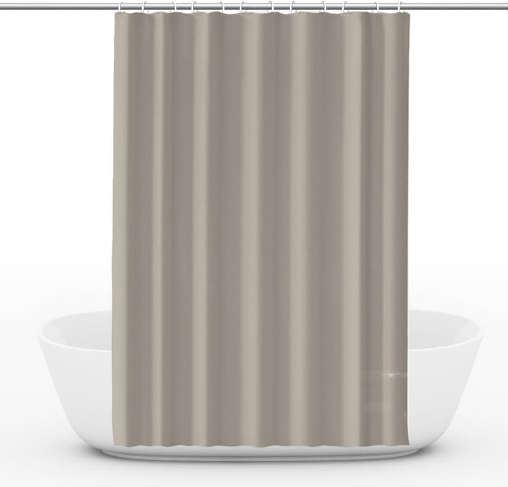 Waterproof Reinforced PEVA Shower Curtain Mildew Resistant Colorfast Durable Quick-Drying, 71x72 inches, Beige