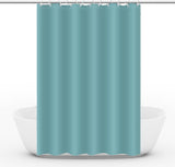 Reinforced PEVA shower curtain waterproof mildew resistant colorfast durable quick-drying, 72x72 inches, Dark green