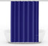 12 Hooks Reinforced PEVA Waterproof Shower Curtain Mildew Resistant Colorfast Durable Quick-Drying, 180x180cm, Dark Blue
