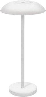 Rechargeable Wireless LED Table Lamp with Adjustable Brightness, 2600mAh Battery, Portable Bedside Lamp, White