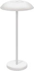 Rechargeable Wireless LED Table Lamp with Adjustable Brightness, 2600mAh Battery, Portable Bedside Lamp, White