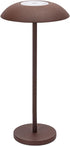 Rechargeable LED Table Lamp 2600mAh Wireless Portable Adjustable Brightness Bedside Light, Brown