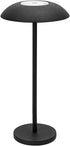 Rechargeable Wireless LED Table Lamp with Adjustable Brightness, 2600mAh Battery, Portable Bedside Lamp, Black