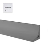 2M Flexible Silicone Shower Threshold Water Barrier, 3 cm high, Gray, Prevent Splashes