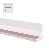 2M Flexible Silicone Shower Threshold and Water Barrier, 3 cm high, Transparent, Waterproof to Prevent Splashes