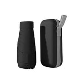 Portable Mini 6-Fold UV Protection Umbrella for Sun and Rain, Ultralight Compact, Black
