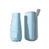 Portable Mini 6-Fold Capsule Umbrella with UV Protection for Sun and Rain, Ultralight, Light Blue
