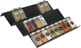 6-Piece Adjustable Spice Rack for Kitchen Storage, Compatible with Jars