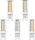 5pcs G9 LED Bulbs 3W White Light