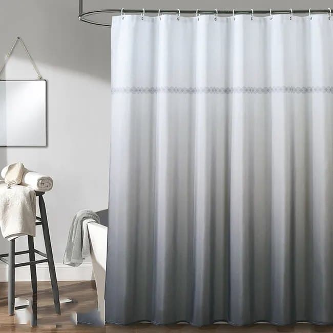 Waterproof Shower Curtain Moroccan Pattern Mold Resistant, 120x180 cm or 180x180 cm