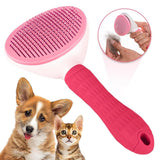 Dog brush and fur brush for dogs and cats, Pink