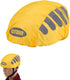 Reflective Bicycle Helmet Cover, Universal Fit, Wind and Water Resistant, Yellow