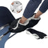 Waterproof Stroller Gloves Winter Hand Warmer with Fur, Black, Compatible with Stroller