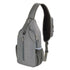 Unisex Multifunctional Shoulder Bag Crossbody Chest Backpack with Headphone Jack for Hiking Travel Climbing, Dark Gray