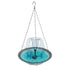 Solar Powered Bird Bath Fountain for Garden and Outdoors, Automatic Solar Waterer, Gray