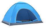 1-Person Camping Tent Automatic Pop Up Beach Tent Waterproof Wind Shelter Easy Setup, Blue, 200x100x110cm