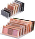 2-Pack Acrylic Makeup Organizer with 7 Compartments for Eyeshadow, 17×12.5×4cm, Perfect for Vanity and Dressing Tables
