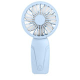 Portable Mini Hand Fan USB Rechargeable with 3 Speeds, Quiet Handheld Fan, Blue