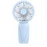 Portable Mini Hand Fan USB Rechargeable with 3 Speeds, Quiet Handheld Fan, Blue