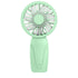Portable Mini Hand Fan USB Rechargeable with 3 Speeds, Quiet Handheld Fan, Green