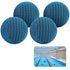 4-Pack 7 cm Reusable Filter Balls for Hot Tub and Pool Cleaning, Effective Suction