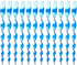 30-Pack Blue Bird Repellent Spiral Reflective Scarecrow, UV Resistant for Garden and Terrace, 30 cm