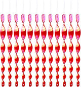 30-Pack Spiral Reflective Scarecrow Bird Repellent, 30 cm, UV Resistant for Garden and Terrace, Red