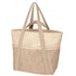 Waterproof Beach Bag for Women with Zipper Sand-Resistant Design Shoulder Strap, Beige