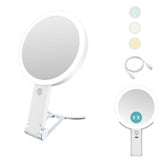 5X/1X LED Makeup Mirror with Adjustable Lighting, Double-Sided Magnifying Mirror for Makeup and Skincare