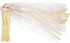 30 Pack Wedding & Party Decor Satin & Lace Ribbon Wands with Bells, 30cm Light Orange