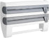 Foil Cutter with Wall Holder for Plastic and Aluminum Foil, 39x10x24cm, Gray