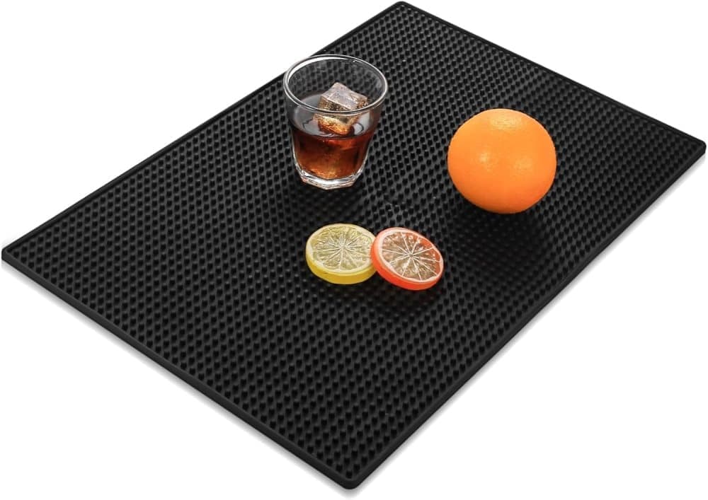 Non-Slip Dish Drying Mat 45x30cm, Bar Mat Dish Rack