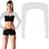 Breathable quick-dry arm warmers with shoulder protection and thumb holes, Gray